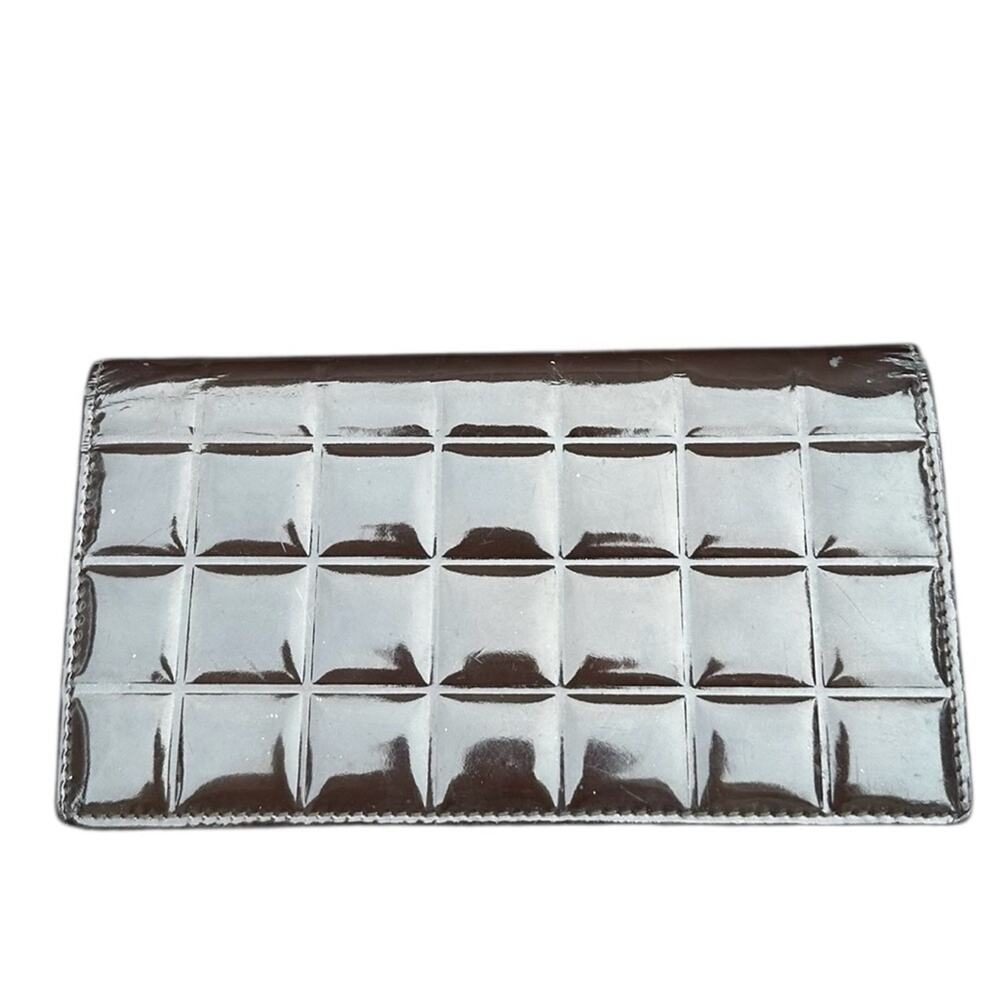 Chanel Brown Chocolate Bar Quilted Wallet - Picture 5 of 6